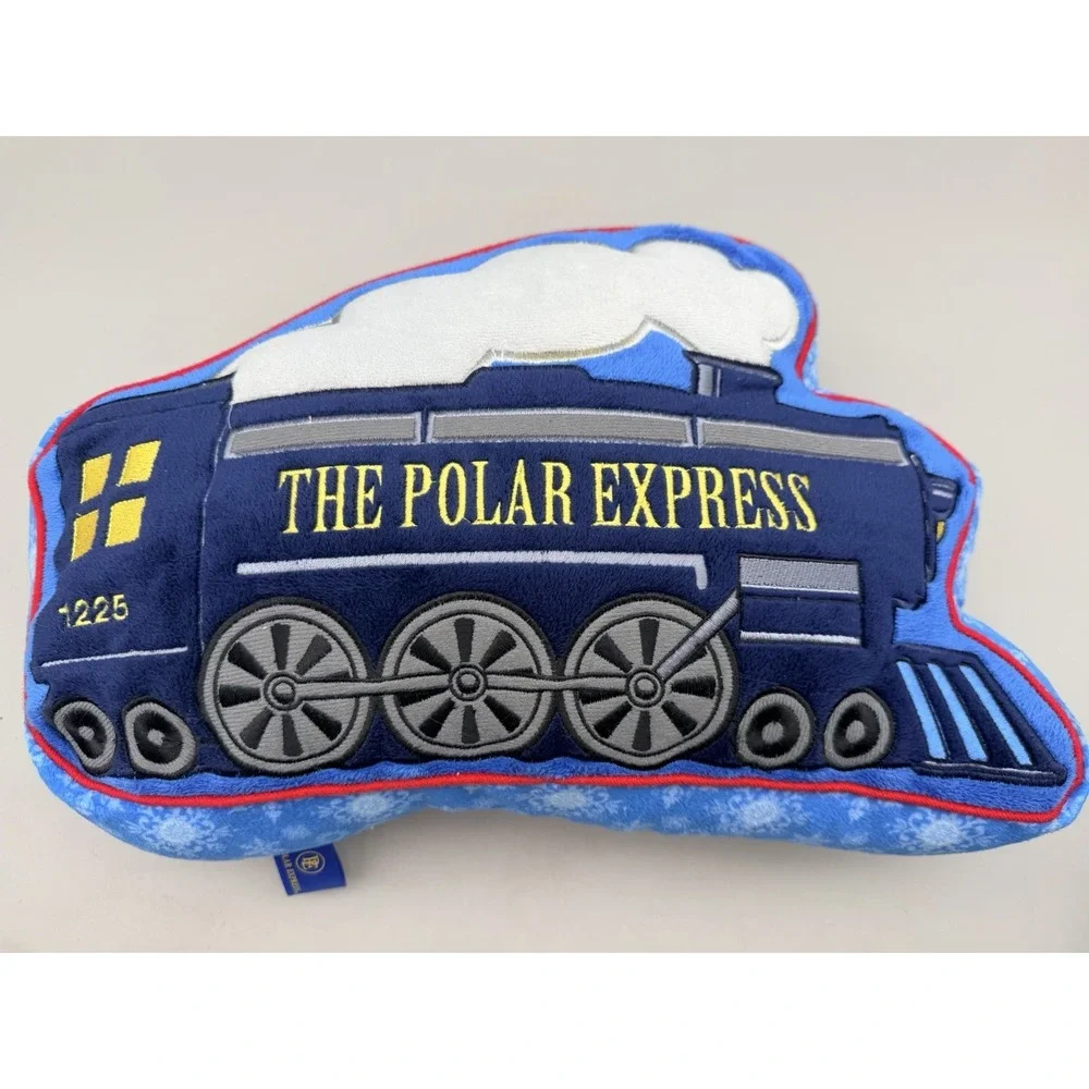 Polar Express Train Plush Pillow Set of 2 Christmas Railroad Decor 2017